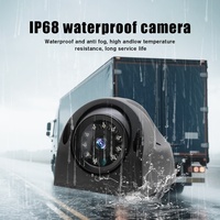 Système de caméra de recul solaire filaire pour camion, kit de vision arrière 360° pour voiture, détection d'angle mort, vidéo 1080P haute résistance