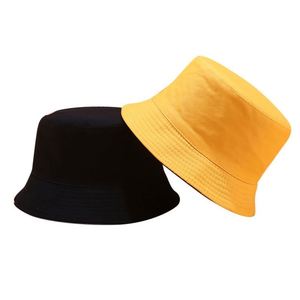 Wholesale <b>Men</b> & Women <b>Sun</b> Protection Double Side Custom Logo Fisherman Bucket <b>Hat</b> for Outdoor Sunshade - Product Image 1