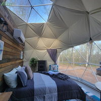 Dôme géodésique moderne de qualité commerciale Bolin, tente quatre saisons imperméable et résistante au vent, maison dôme pour glamping de vacances
