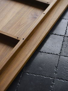 Mesa de Comedor y Escritorio de Madera Maciza Estilo Wabi-Sabi - Muebles de Comedor de Madera Natural Sencillos - Product Image 5