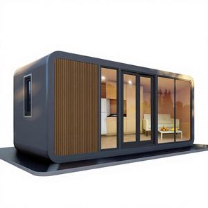 Casa Móvil Modular de Panel Sándwich de Construcción Rápida Fabricada en China, Cabaña Tipo Apple para Oficina, Hotel, Uso en Exteriores, Instalación Rápida, Oficina en Casa - Product Image 1