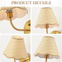 Borgward – Nouvelle lampe murale LED en fer tressé à la main, style chinois, 110 V, pour chambres, salons et couloirs – Exclusivité ventes transfrontalières