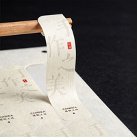 Étiquettes en rouleau texturées personnalisées, impression gaufrée mate, autocollants texturés imperméables pour l'emballage de flacons et de pots cosmétiques
