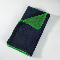 Manufacturer Wholesale Thickened Super Absorbent 1200GSM Braid Car Wash Microfiber Twisted Loop Car Cleaning Towel