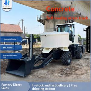 Camion malaxeur à béton plat à roues, alimentation automatique, pot automatique Chaotian, camion malaxeur de transport intégré - Product Image 1