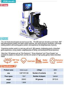 Thực tế ảo tất cả trong một 360 ghế VR thực ảo VR trò chơi máy 360 vr giả lập để bán - Product Image 4