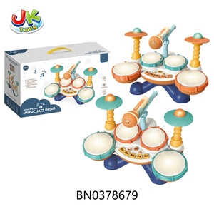 Đồ chơi sở thích nhạc cụ trống đồ chơi với micro phim hoạt hình Đồ chơi âm nhạc Jazz trống 12M + - Product Image 6