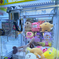 Nouvelle conception de mini machine à griffes à prix bas, à pièces, pour peluches anglaises en fer et métal, pour jeux d'arcade et distributeurs automatiques de jouets