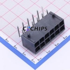 X5700WR-2x06-LPSW Wire-to-Board Pin Header Bent Lead Through Hole,P=5.7mm Connector 2x6P 5.7mm Right Angle Insert 12P - Product Image 1