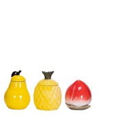 Pot de conservation alimentaire en céramique, forme personnalisée, design mignon, mini, écologique, non toxique