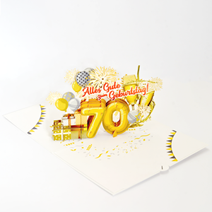 การ์ดป๊อปอัพพิมพ์ลายดิจิทัลส่วนตัว สุขสันต์วันเกิดครบรอบ 18 ปี การ์ดอวยพร 3 มิติ ดีไซน์ศิลปะกระดาษสร้างสรรค์ สวยงาม - Product Image 4
