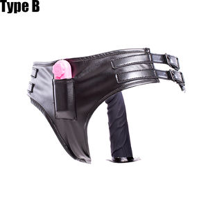 Мужские и женские кожаные брюки для самостоятельной мастурбации - Product Image 3