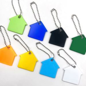 <b>Custom</b> House Shape Motel <b>Keychain</b>, Soft Vintage Style Hotel Keychains, Personalized Gifts with Business LOGO - Product Image 4
