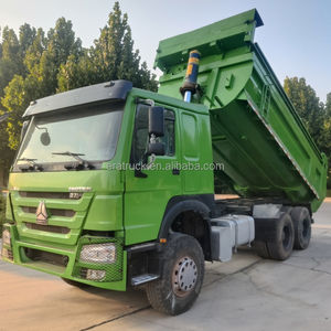 Camión volquete articulado HOWO 8*4 de 16m3, usado, con motor diésel de 336hp, personalizable, procedente de China, en venta por subasta. - Product Image 2