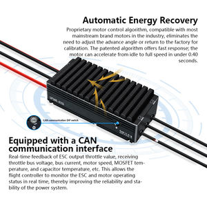 High voltage UF160 48-96S 160A ESC 1050us-1940us <b>Motor</b> Electronic Speed Controller Support CAN IPX4 for Heavy load <b>Drones</b> - Product Image 3