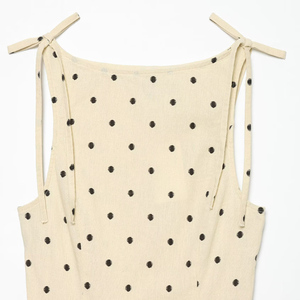 PB&ZA Mujer 2026 Verano Nueva Moda Tops sin Mangas <span class=keywords><strong>con</strong></span> Estampado de Ondas Vintage <span class=keywords><strong>con</strong></span> <span class=keywords><strong>Volantes</strong></span> Camisolas Chic para Mujer - Product Image 4