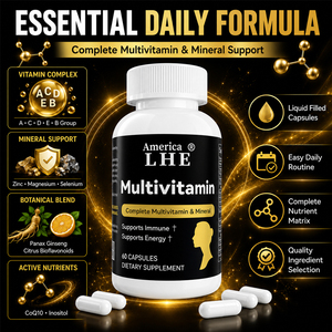 Complément Multivitaminé en Gros pour Adultes : Soutien Immunitaire (60 Capsules) - Product Image 2