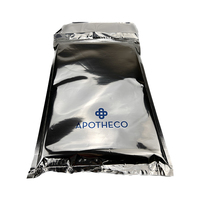 Sac isotherme compressé sous vide rayé en aluminium écologique résistant à l'eau pour expédition pharmaceutique PACK