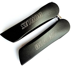 Guidon secondaire Borus Black en forme de couteau, 25,4 mm, en alliage d'aluminium pour VTT - Product Image 1