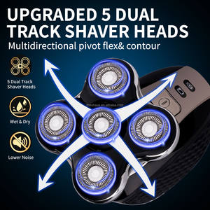 Gran oferta para cabezales de <span class=keywords><strong>afeitadora</strong></span> de repuesto de <span class=keywords><strong>Amazon</strong></span> para Remington Balder Pro inoxidable XR7000 Balder Pro 5 cabezales de corte de doble pista - Product Image 4