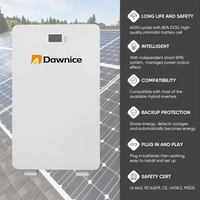 Système d'énergie solaire hybride hors réseau Dawnice complet de 5 kW avec un ensemble tout-en-un
