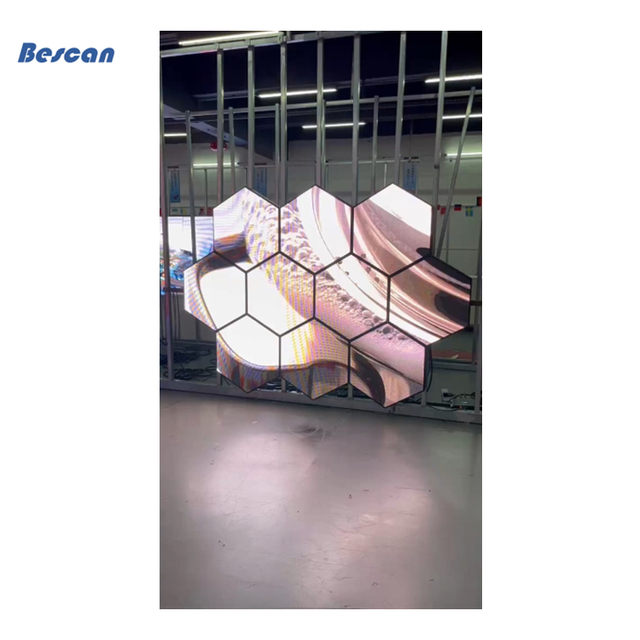 Good Price Creative LED Display Hexagonal Triangle Round Circular LED Screen 2022 New Arrivals Pantallas LED Circle Screen