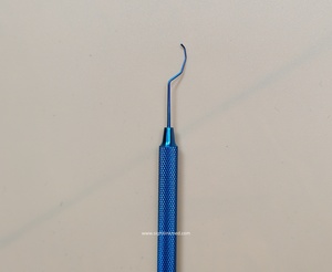 Cirugía ocular oftálmica <span class=keywords><strong>Minami</strong></span> M gancho lente Maniputor Chopper doble párpado instrumento gancho - Product Image 2