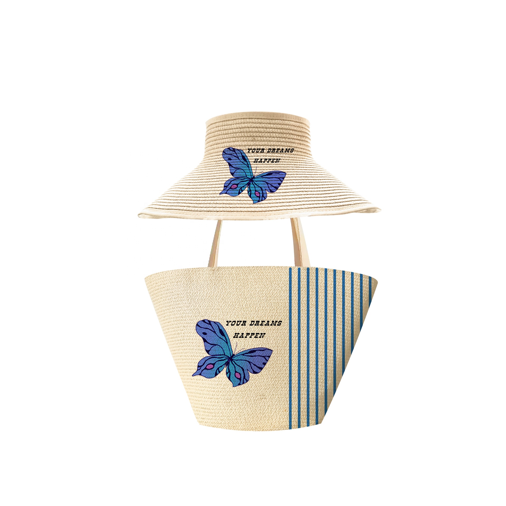 Tira de mariposa azul