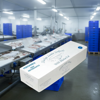 Boîte en plastique ondulé PP de qualité alimentaire, étanche, pour le transport en chaîne du froid des fruits de mer, du poisson, des crevettes, des homards, emballage de stockage
