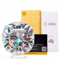 Xingsial vente en gros blanc D EF GH IJ couleur VVS1 4MM 12MM GRA certifié pierres précieuses en vrac brillant coussin coupe Moissanite pierres