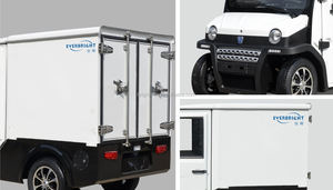 ECOC 60V 4000W Mini cabine électrique EV à forte puissance avec 2 sièges Cargo Van alimenté par batterie au lithium Véhicule à énergies nouvelles - Product Image 4