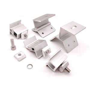 Kẹp Gắn Đầu Mái Bằng Nhôm Năng Lượng Mặt Trời Chất Lượng Cao Mô-đun Chân Đế Năng Lượng Mặt Trời Kẹp Giữa Năng Lượng Mặt Trời - Product Image 5