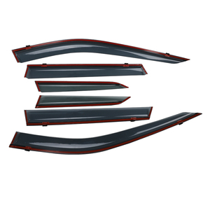 Injection avec garniture en acier fenêtre de voiture soleil pluie ombre visière bouclier abri protecteur pour NISSAN X-TRAIL 2021 - Product Image 4