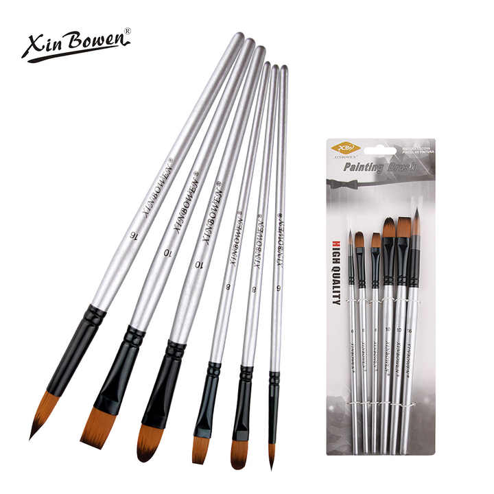 Zhouxinxing 10 Unids/set, Pelo De Nylon Madera Corta Varilla