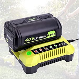 Replacement <b>Battery</b> for Ryobi 40V Li-ion OP4060 OP4040 OP4026 OP4030 OP4050 Compatible with Ryobi Collection Cordless Tools - Product Image 1
