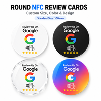 Individuell Bedruckte NFC-Zahlungs- und Mitgliedskarte NTAG215 Google-Bewertung RFID-Tipp-Tag Selbstklebend PVC Wasserdicht für Unternehmen