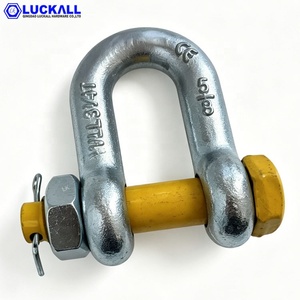 <span class=keywords><strong>Manille</strong></span> de levage G2150 Dee Shackle (acier allié forgé) certifiée ISO 9001, en acier allié galvanisé, avec goupille de sécurité, pour les États-Unis Type - Product Image 2