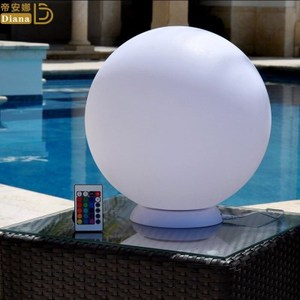 आउटडोर गोलाकार लैंप छुट्टी सजावट स्तंभ रोशनी सौर गार्डन लाइट आरजीबी रंगीन राउंड जलरोधक परिवेशी रोशनी - Product Image 3