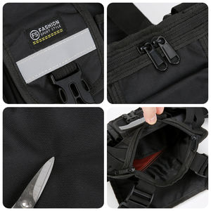 Sacs Poitrine Décontractés et Personnalisés, Sacs à Bandoulière de Sport Tactiques Étanche, Antivol et Tendance pour Hommes, avec Logo - Product Image 4