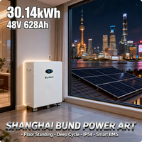 Baterai Surya 48V 628Ah 30kWh untuk Sistem Panel Surya Tipe Berdiri Lantai dengan Roda