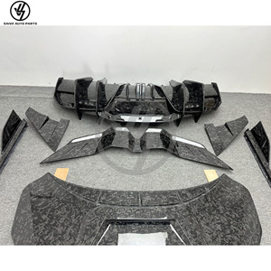Kit carrosserie en fibre de carbone forgée style MSY pour Lamborghini Revuelto 2014-2018 : pare-chocs, capot, diffuseur, spoiler - Product Image 3