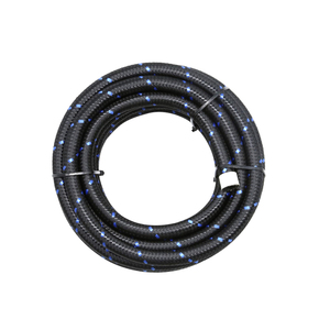 <span class=keywords><strong>Tuyau</strong></span> <span class=keywords><strong>de</strong></span> carburant bleu 4AN 6AN 8AN 10AN 12AN 16AN 20AN AN6 en acier inoxydable tressé argenté, tube <span class=keywords><strong>universel</strong></span> CPE pour huile, carburant et <span class=keywords><strong>gaz</strong></span> - Product Image 3