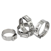 Mini colliers de serrage SS304 collier de serrage à oreille unique réglable pour collier de serrage à dégagement rapide de Tube Pex