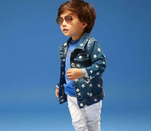 Wholesale Custom Kids Coats Denim Children's Jeans Coat - Product Image 3