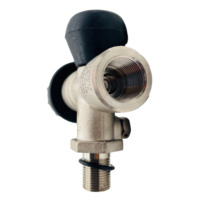 Vanne SCBA KHF-30D pour équipement de lutte contre l'incendie, 30 MPa, 3 mm, pour appareil respiratoire à air comprimé, avec système de verrouillage automatique et autoportant