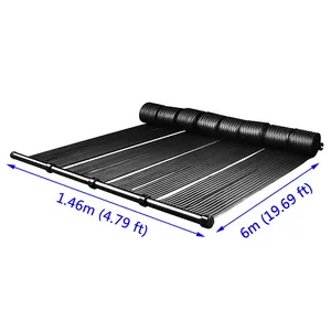 易于安装1.3 * 3m三元乙丙橡胶泳池加热板太阳能房屋热水器垫
