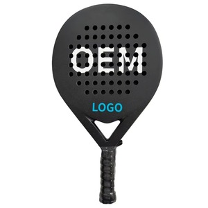 Raqueta de Tenis Personalizada de Fibra de Carbono 3K 12K 18K con Red de Nailon y Logotipo Personalizado para Jugadores de Todos los Niveles - Product Image 1