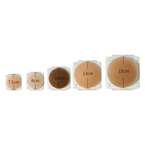 Al por mayor, almohadillas de silicona finas de 12cm y 13cm, cubrepezones adhesivos invisibles para adolescentes, diseño de copa sin costuras de ganchillo - Product Image 4