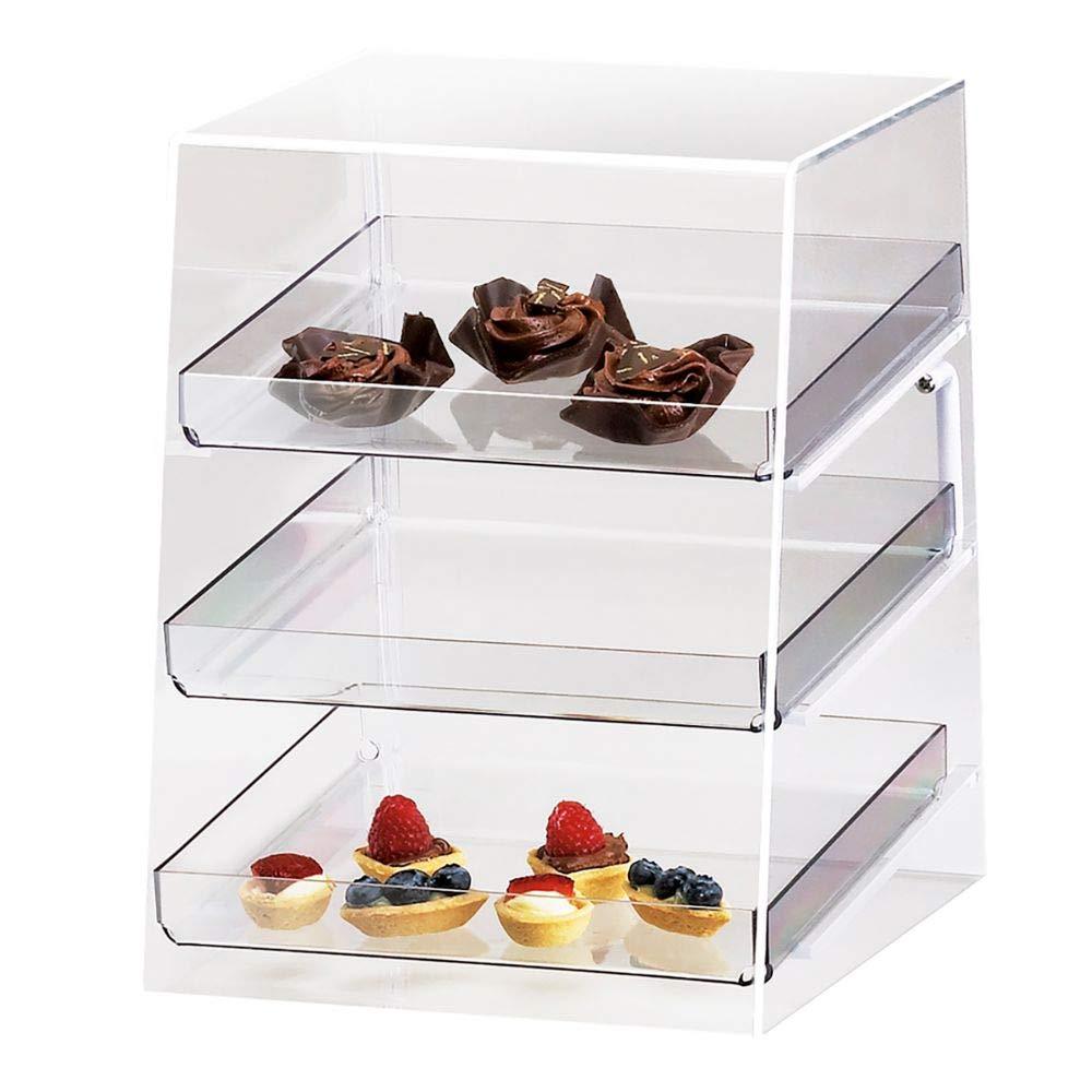 Display4top Vitrine Acrylique 3 Niveaux – Pour Donuts, Cupcakes Et Pâtisseries – Support De Présentation Transparent