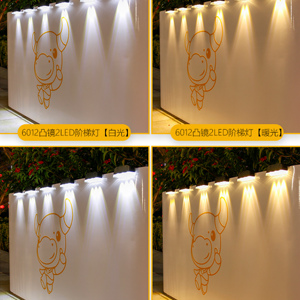 Projecteurs solaires étanches IP65 pour éclairage mural, blanc neutre 4100K, pour villas, jardins, cours, murs extérieurs, routes, bureaux - Product Image 4